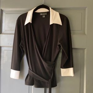 INC Wrap Blouse